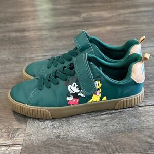 H&M Disney Little Boy’s 2.5 Mickey & Pluto Dark‎ Green Sneakers